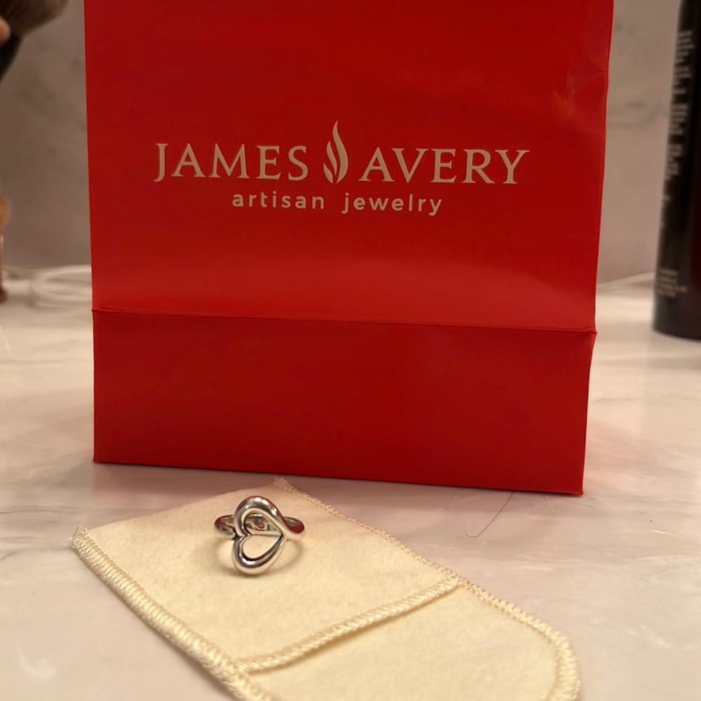 James Avery heart ring